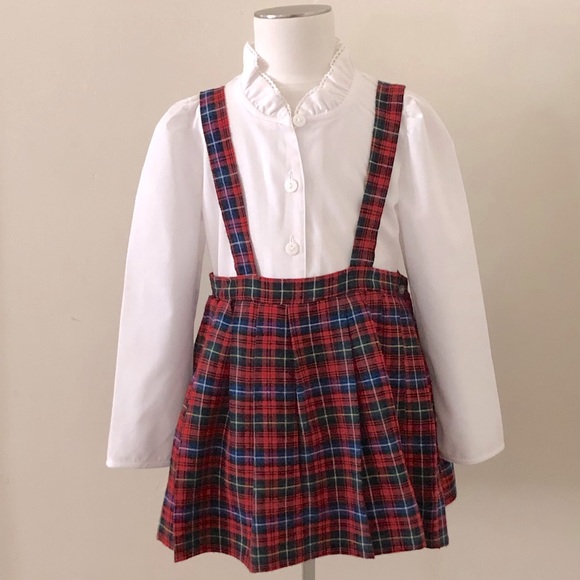 Other - Vintage Girls Skirt & Blouse Set ❤️